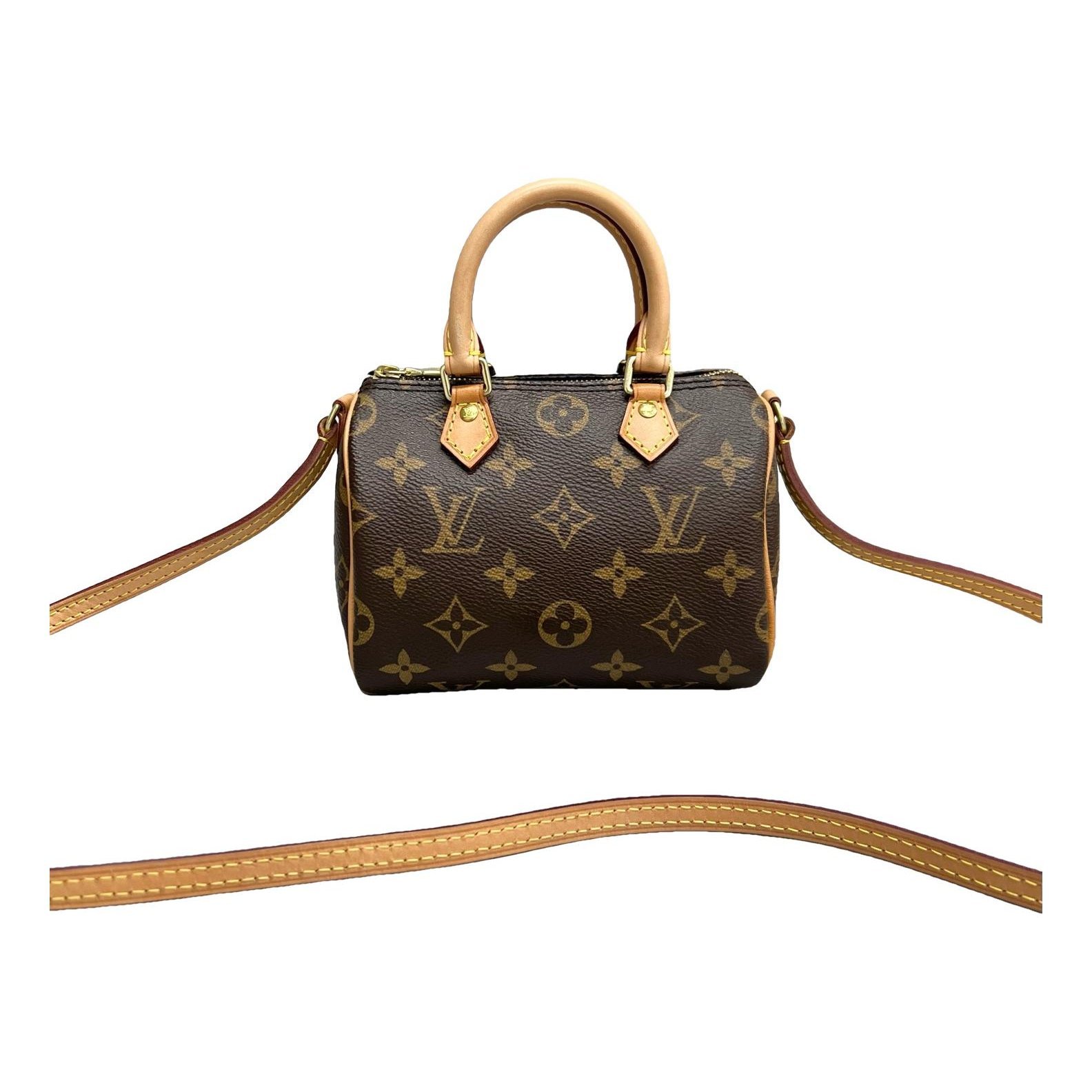 Nano Speedy / Mini HL leather handbag
