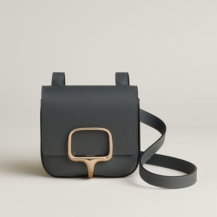 Gris Misty Hermès Della Cavalleria Mini Bag II