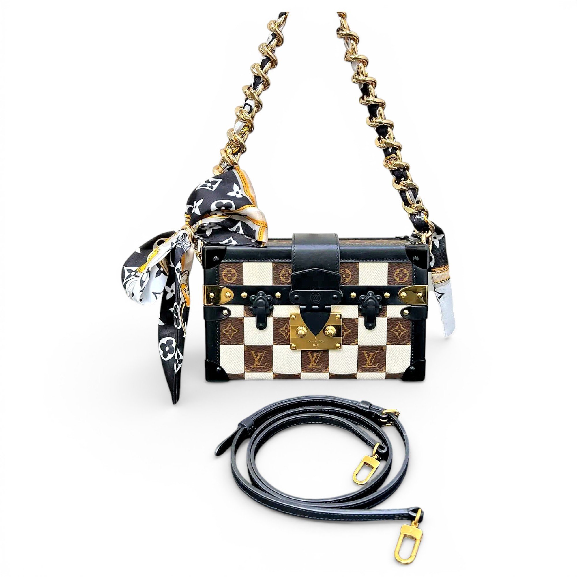 Petite Malle vinyl handbag
