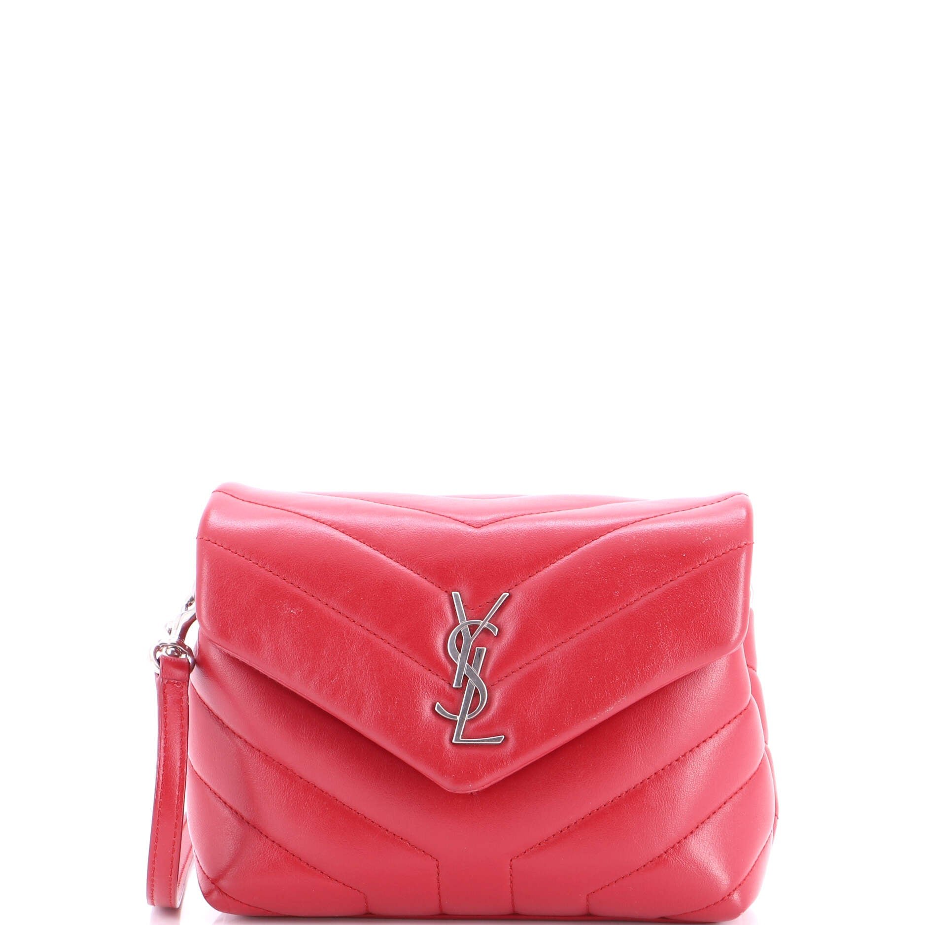 Loulou Shoulder Bag Matelasse Chevron Leather Toy