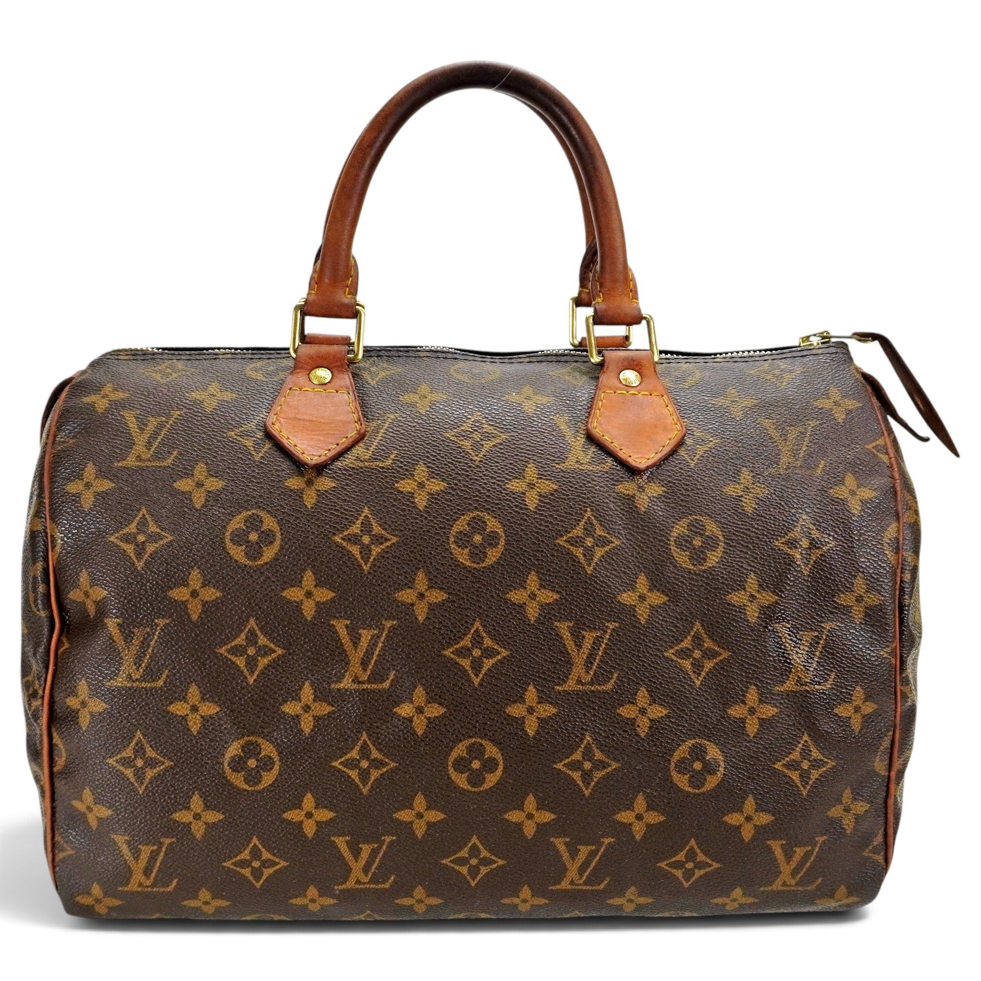 Speedy leather tote