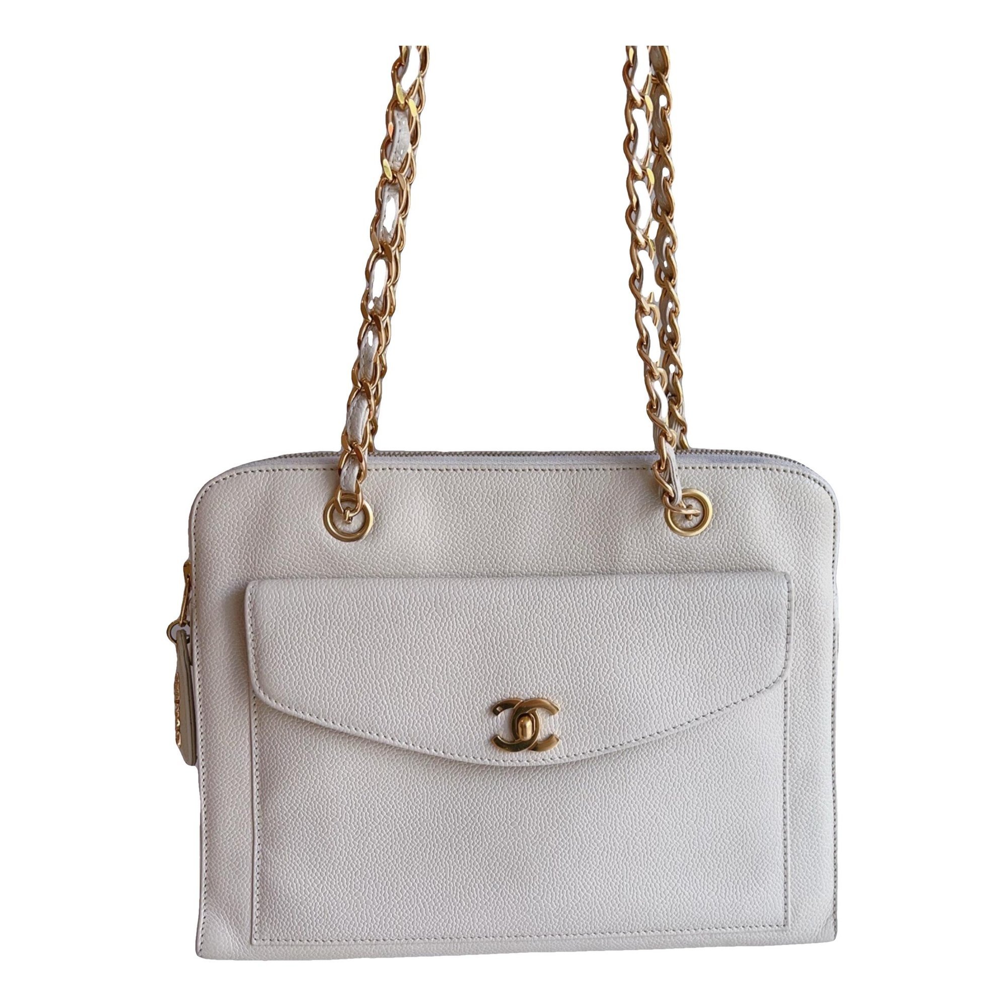 Leather tote