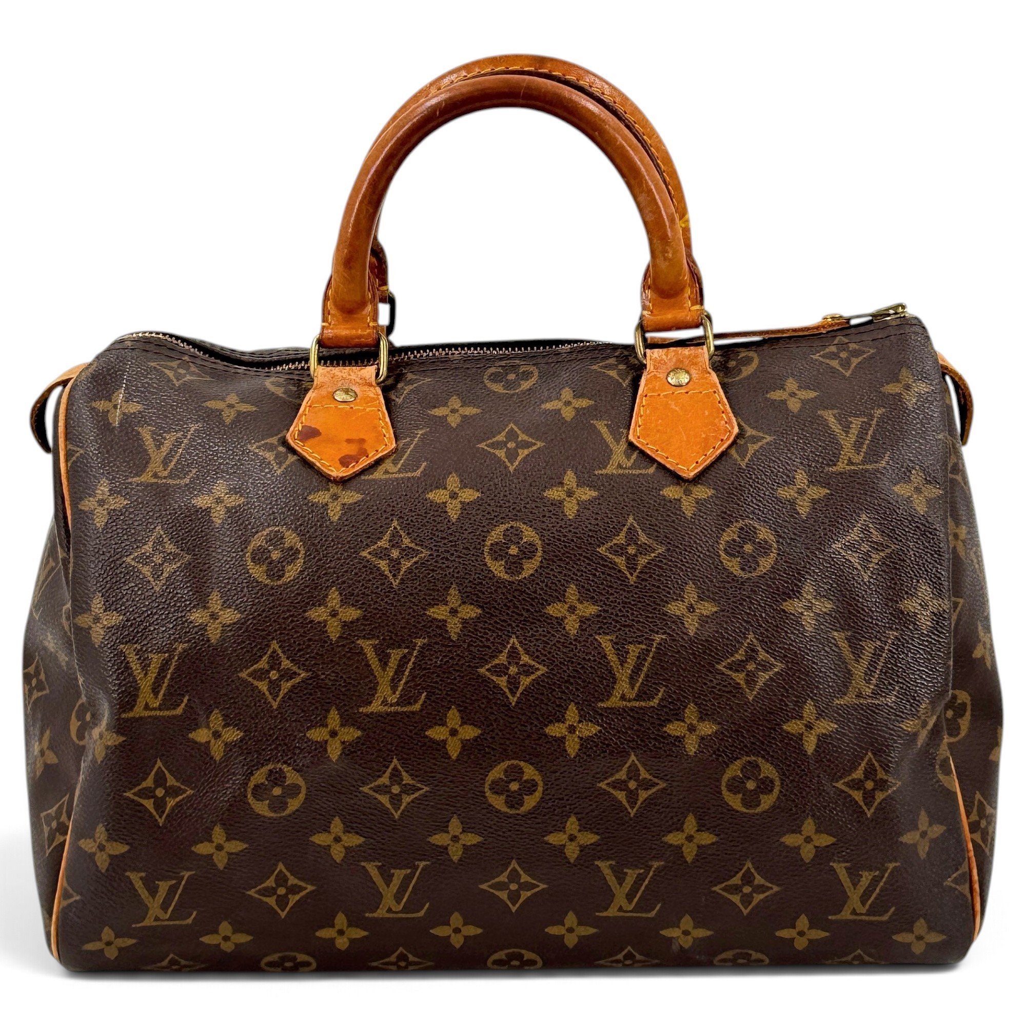 Speedy leather bowling bag