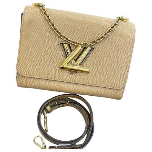 Twist leather handbag