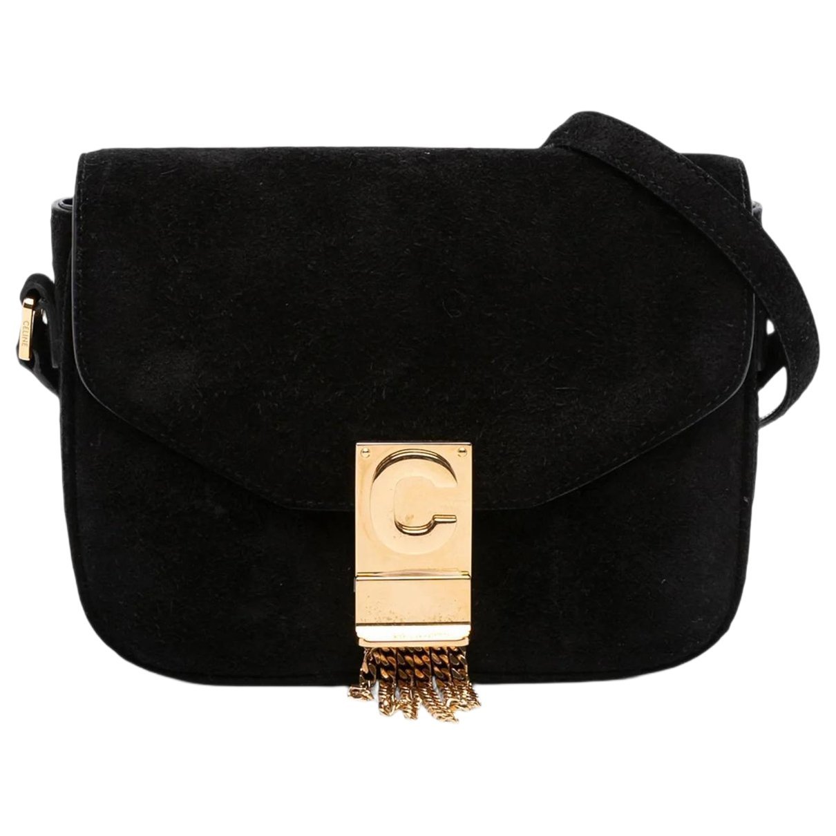 C bag leather crossbody bag