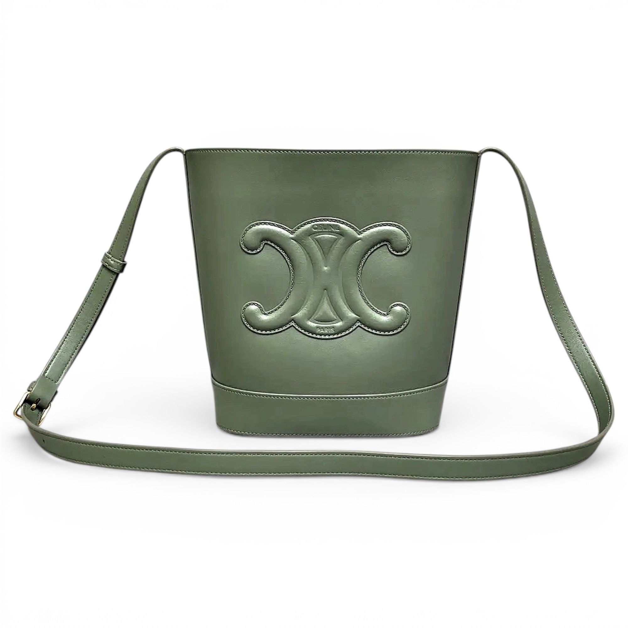 Triomphe leather handbag