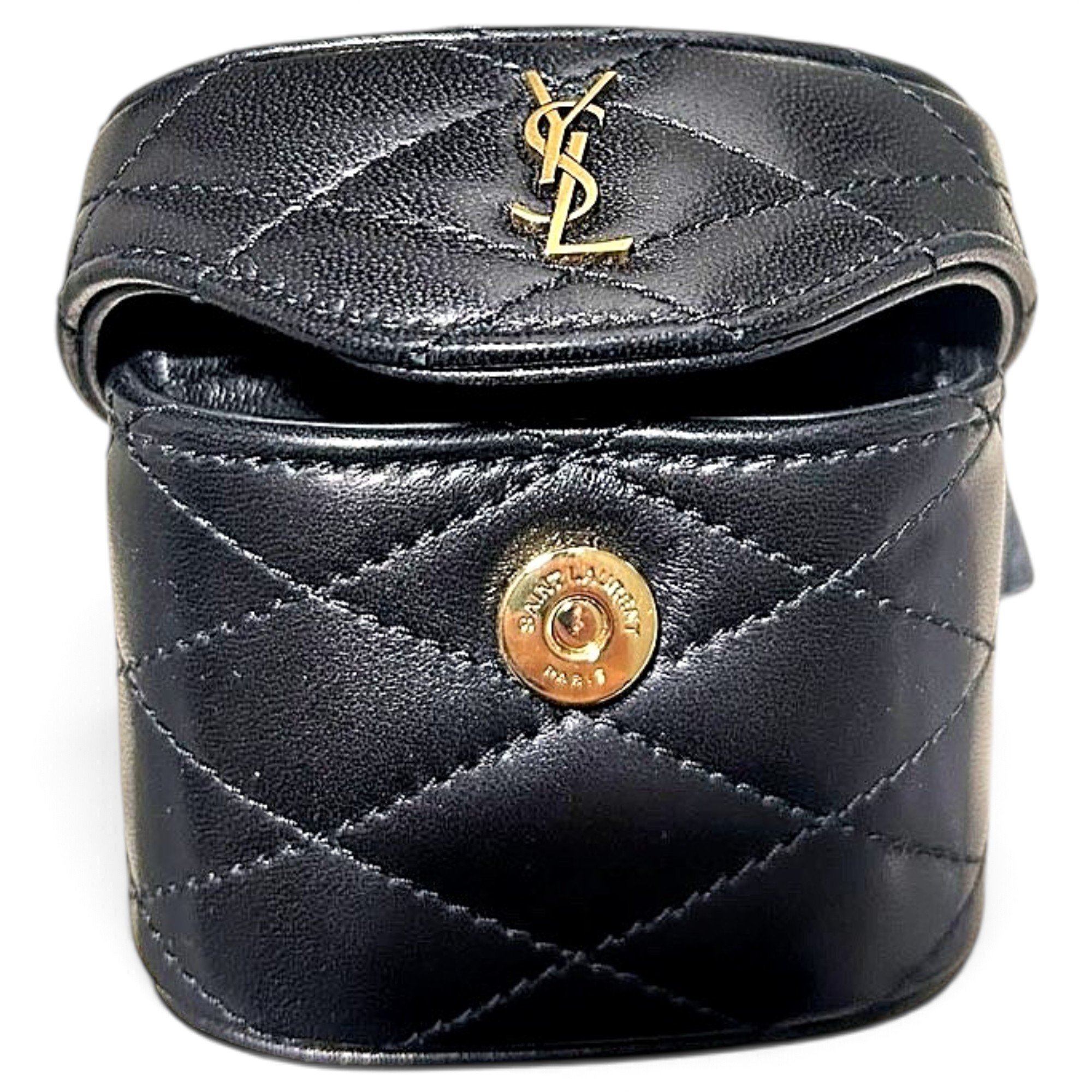 Leather clutch bag