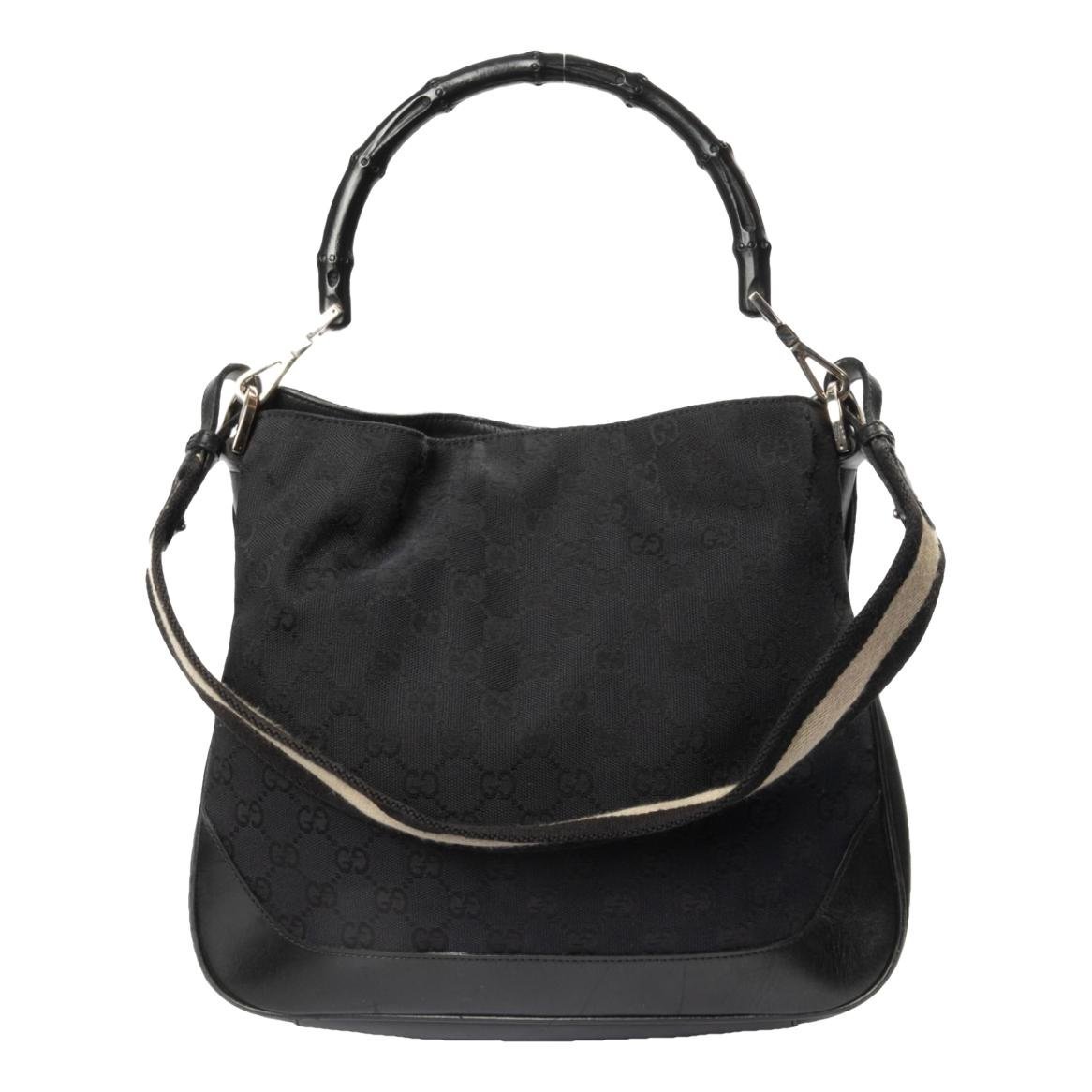 Bamboo Top Handle cloth crossbody bag