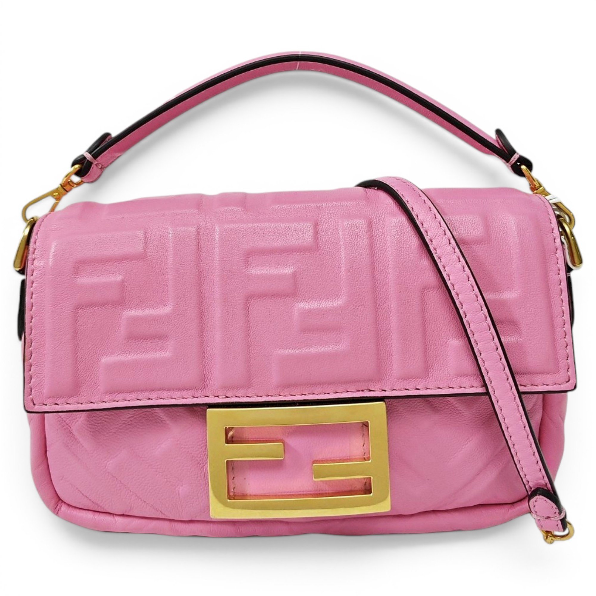 Baguette leather handbag