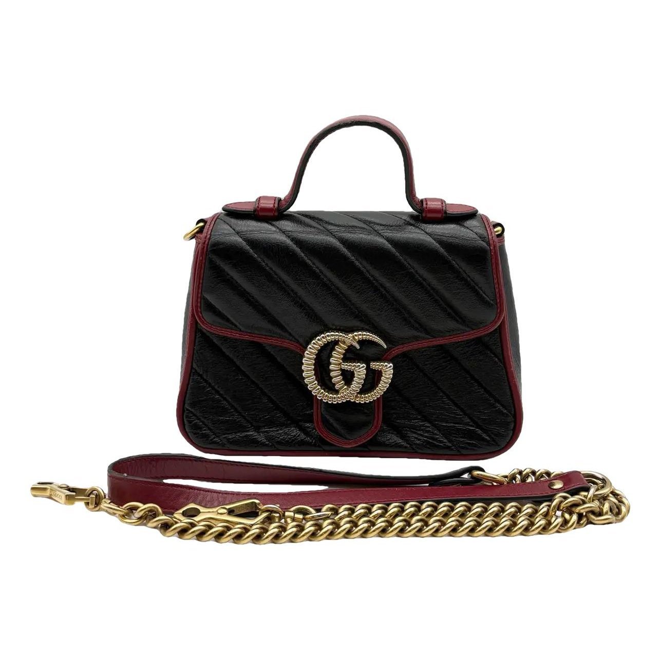 GG Marmont Flap leather crossbody bag
