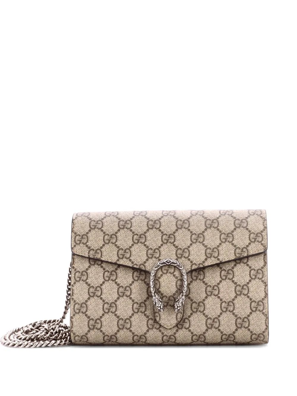 Dionysus Chain Wallet GG Coated Canvas Small crossbody bag