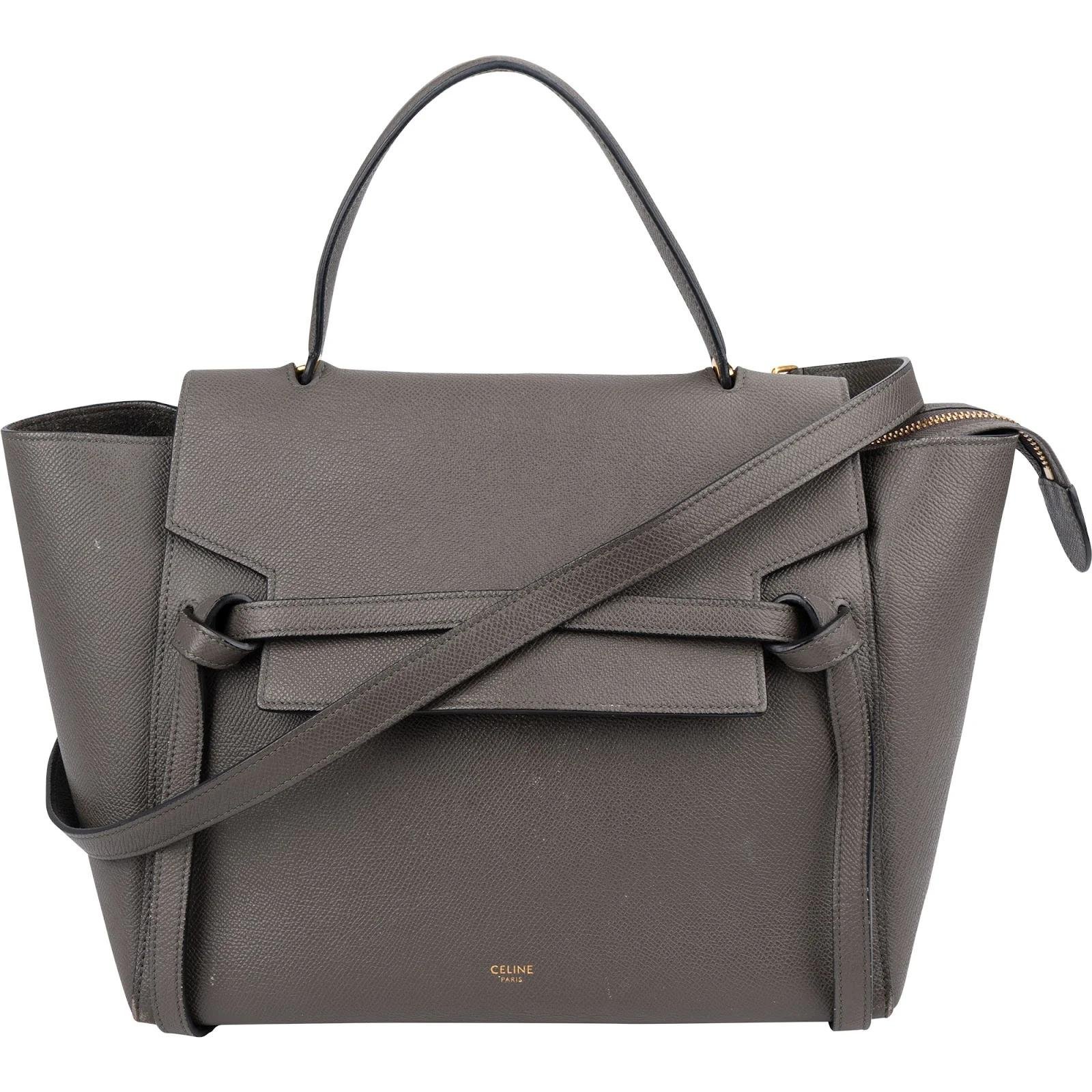 Belt leather handbag