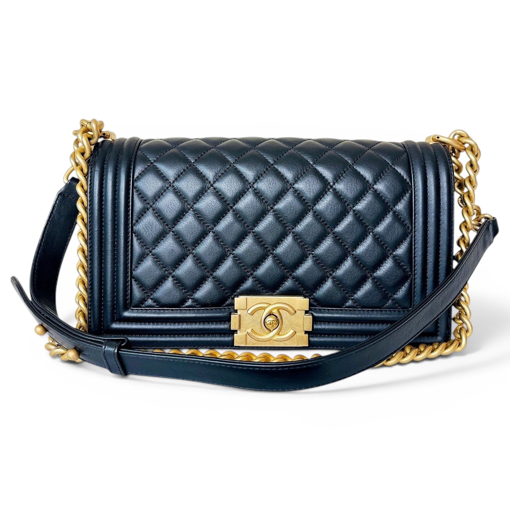 Boy leather handbag