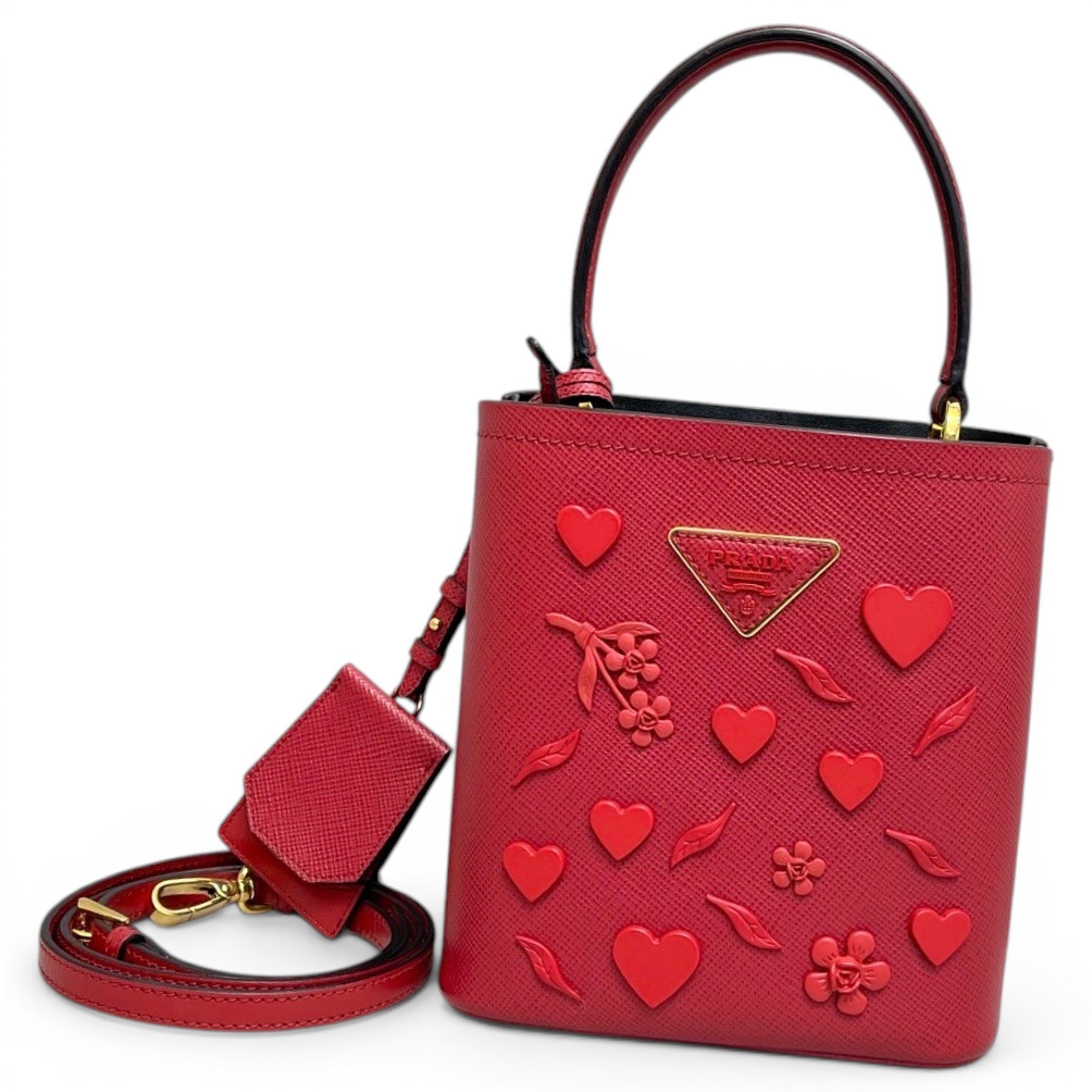 Panier leather handbag