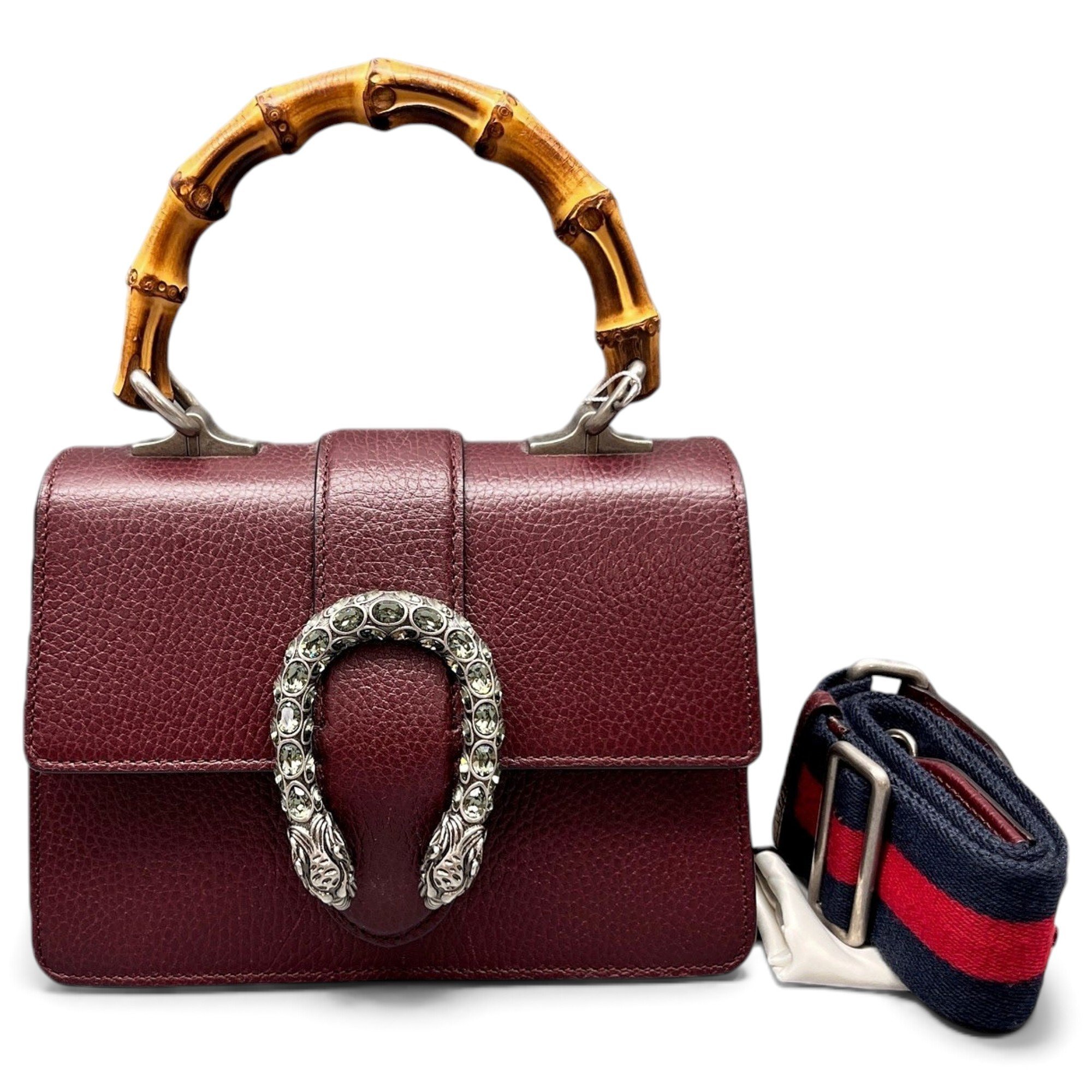 Dionysus Bamboo leather handbag