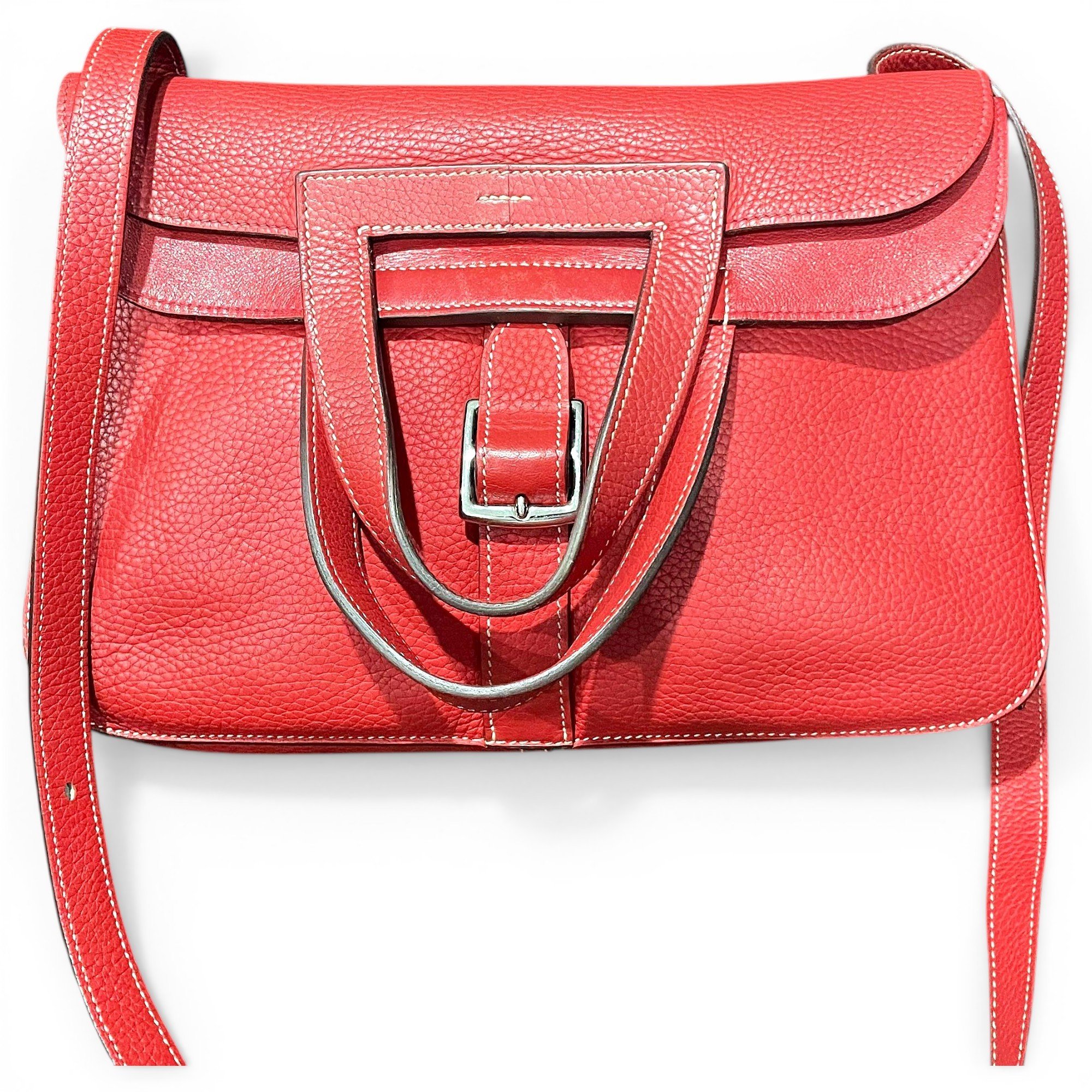 Halzan leather handbag