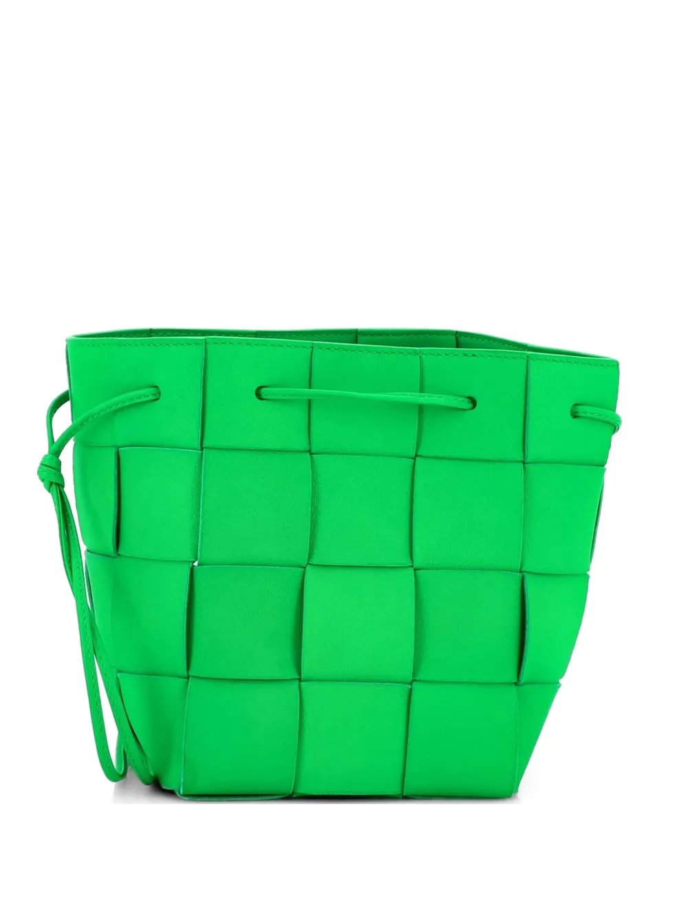 Cassette Maxi Intrecciato Leather Small bucket bag