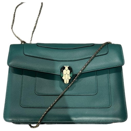 Bvlgari Serpenti leather handbag