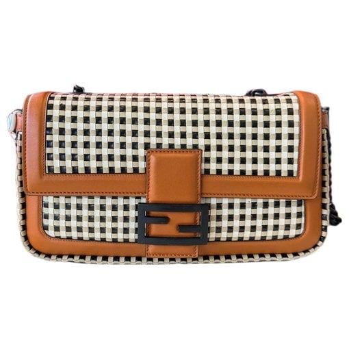 Baguette leather handbag