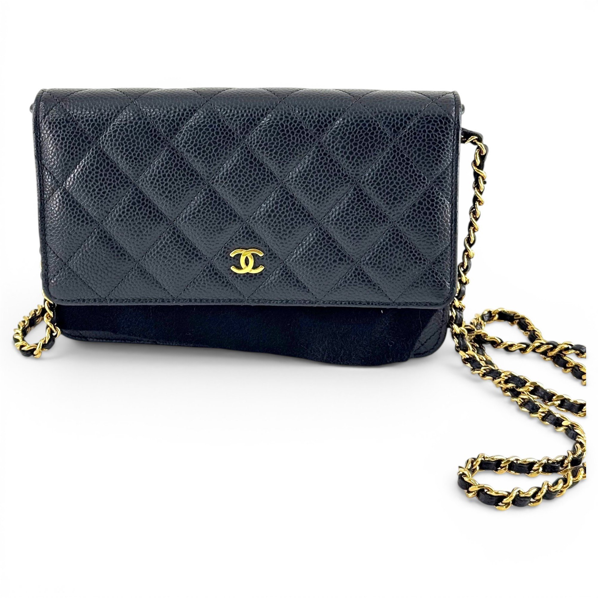 Wallet On Chain Timeless/Classique leather crossbody bag