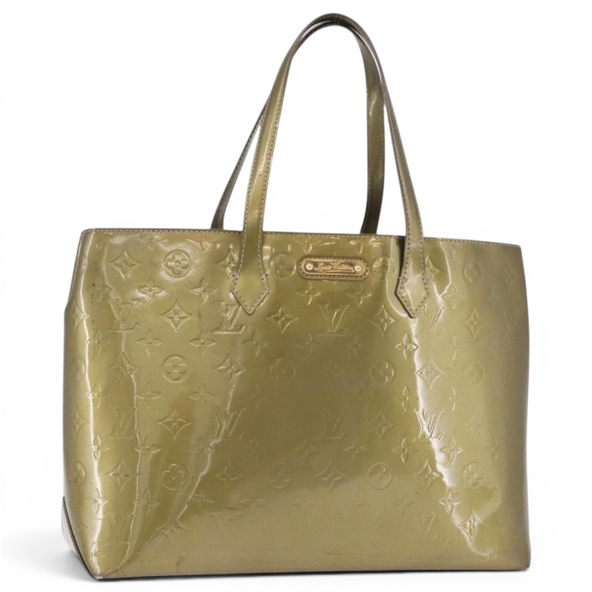 Wilshire patent leather tote
