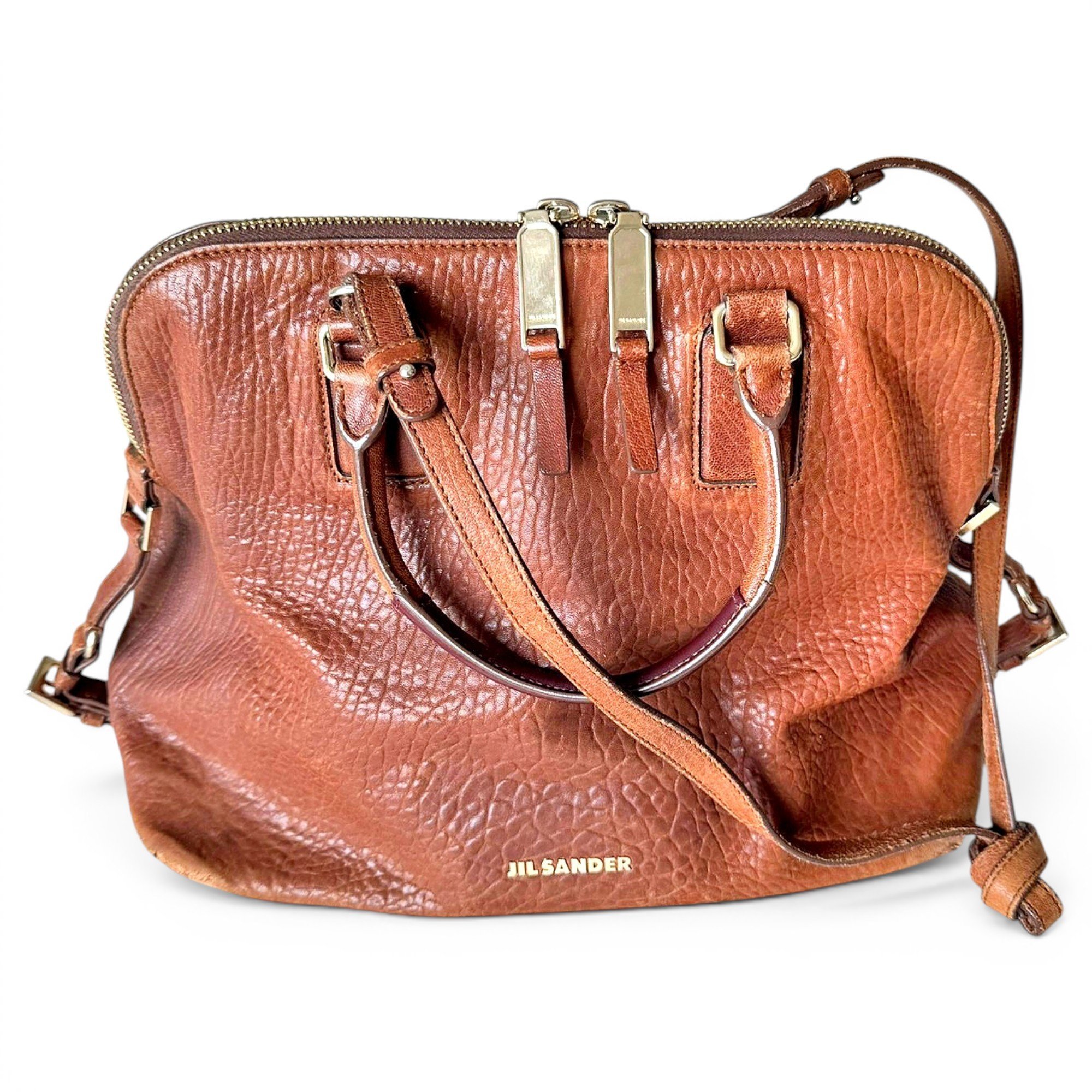 Leather handbag