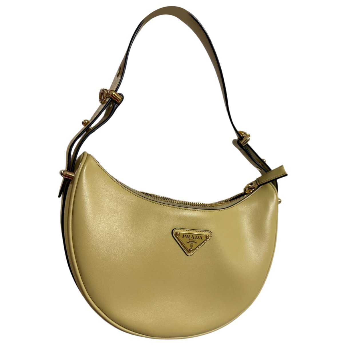 Arqué leather handbag