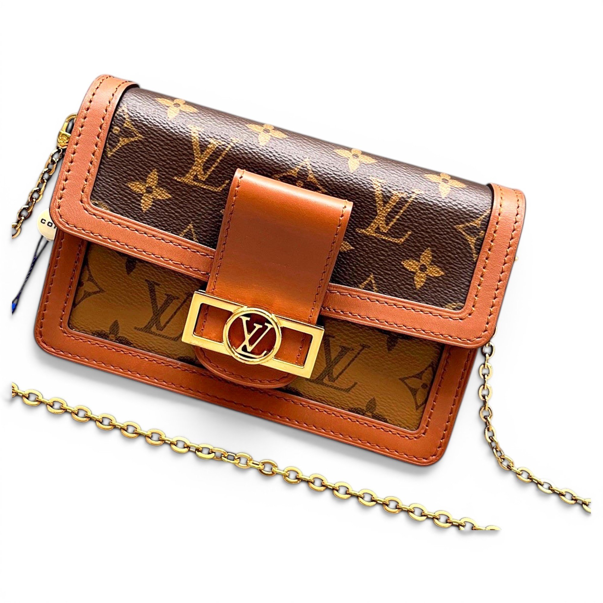 Dauphine leather handbag