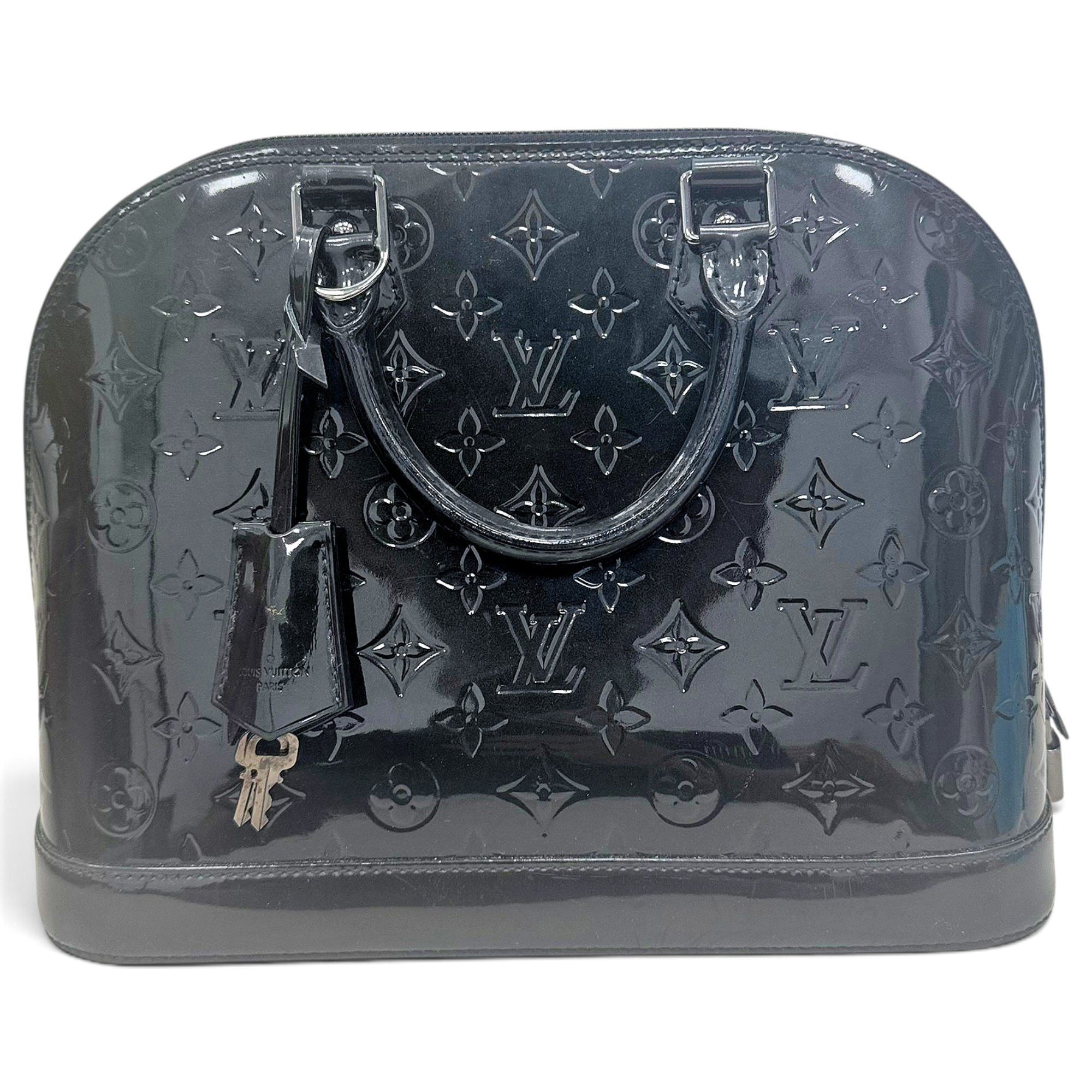 Alma patent leather handbag