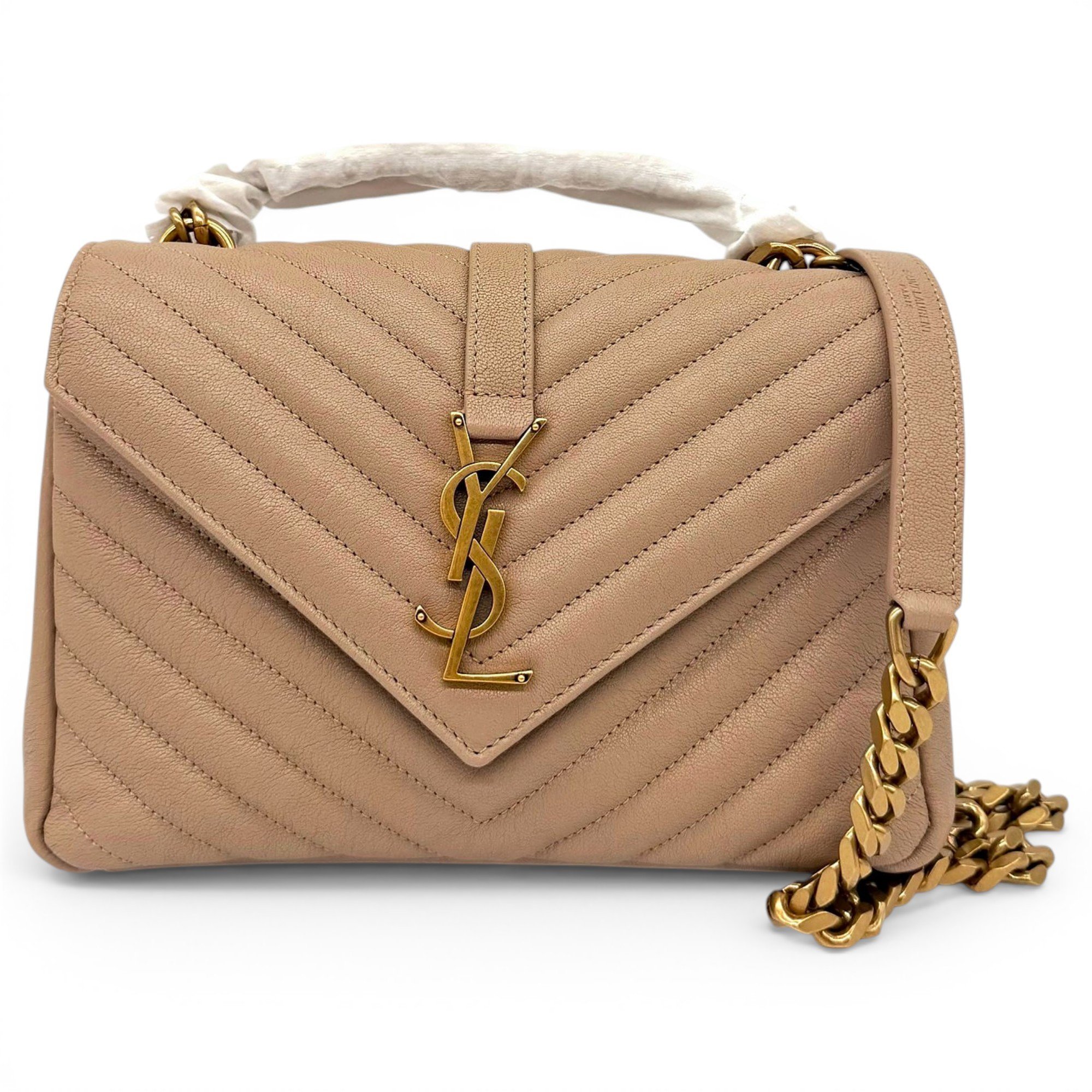 Collége monogramme leather handbag