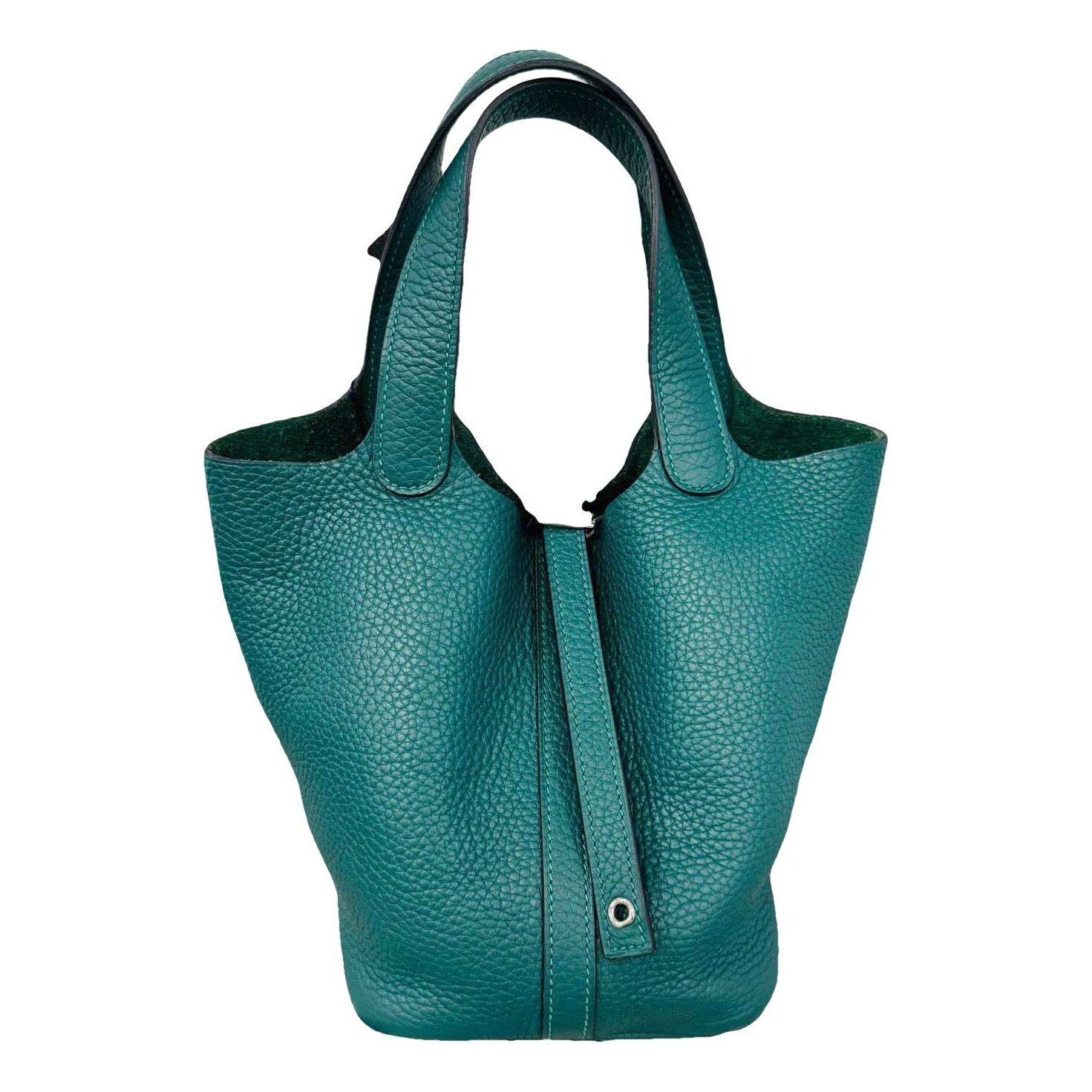 Picotin leather handbag
