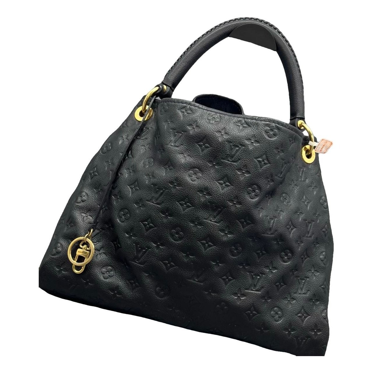 Artsy leather handbag
