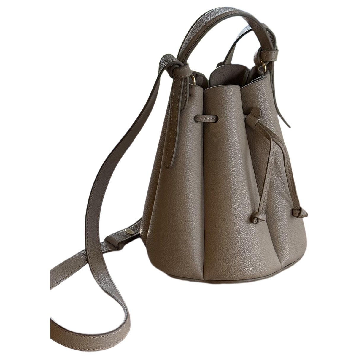 Polene Numéro Huit leather crossbody bag