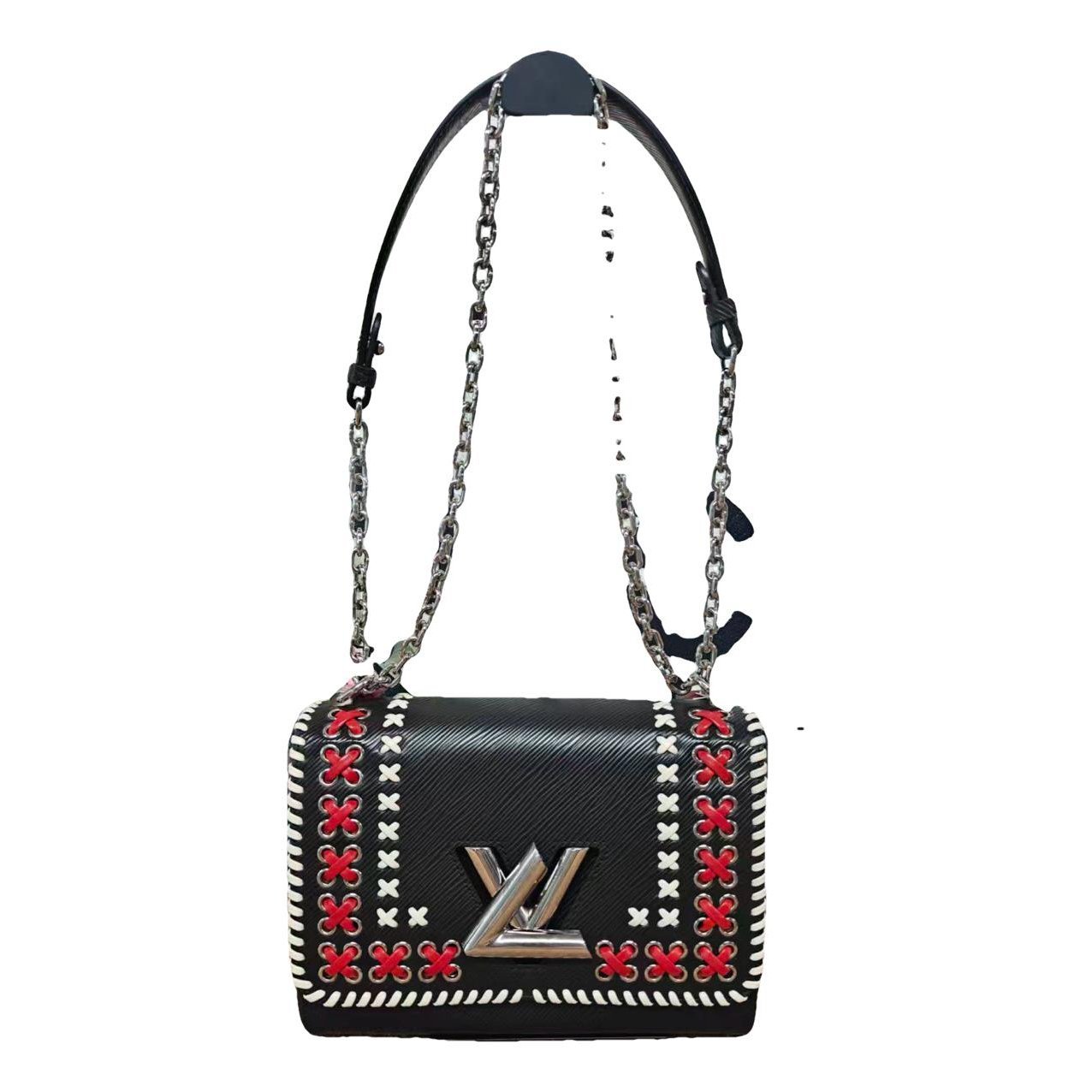 Twist leather crossbody bag
