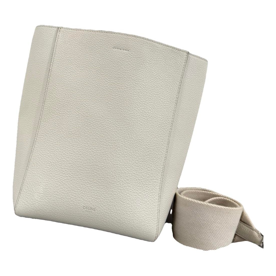 Seau Sangle leather handbag