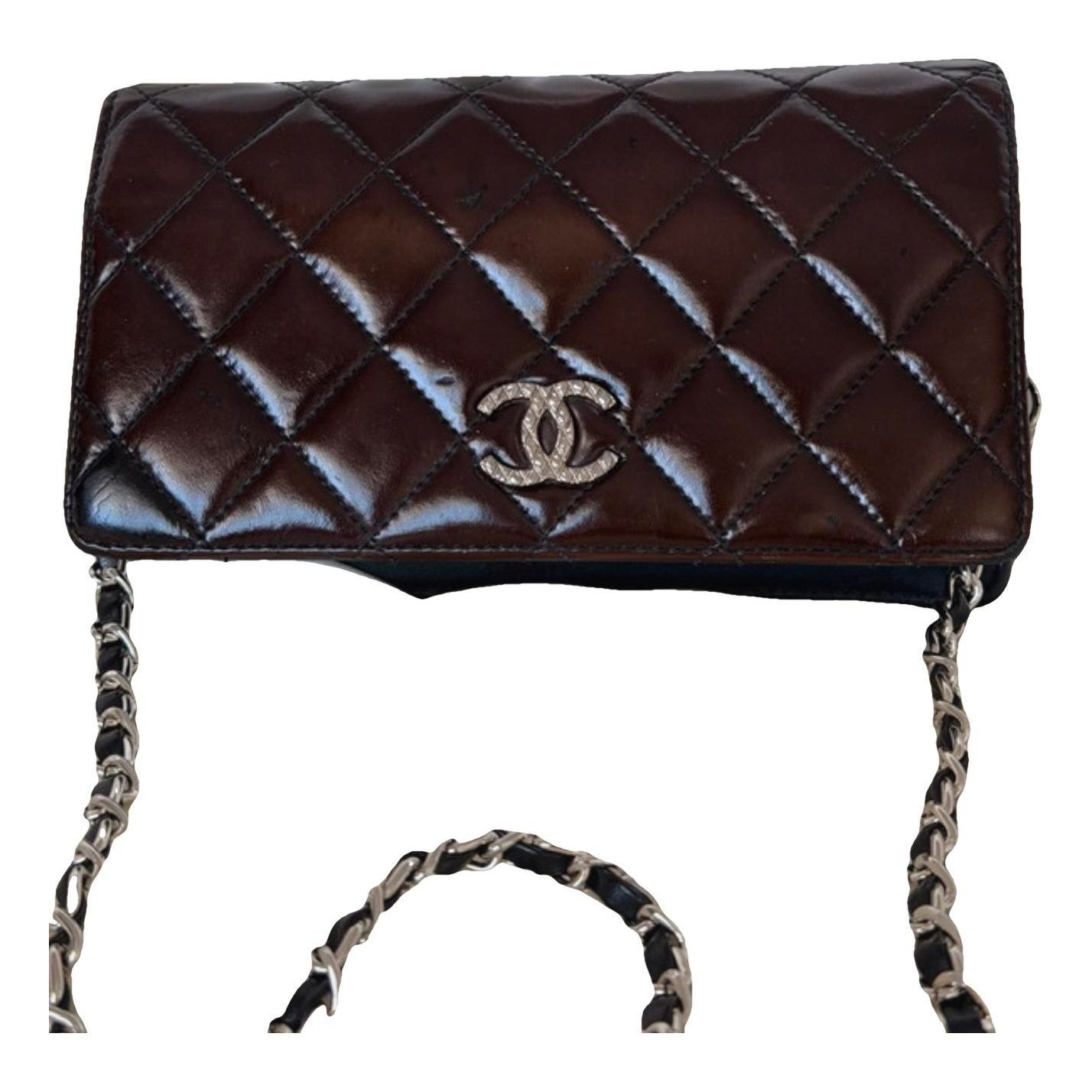 Trendy CC Wallet on Chain leather crossbody bag