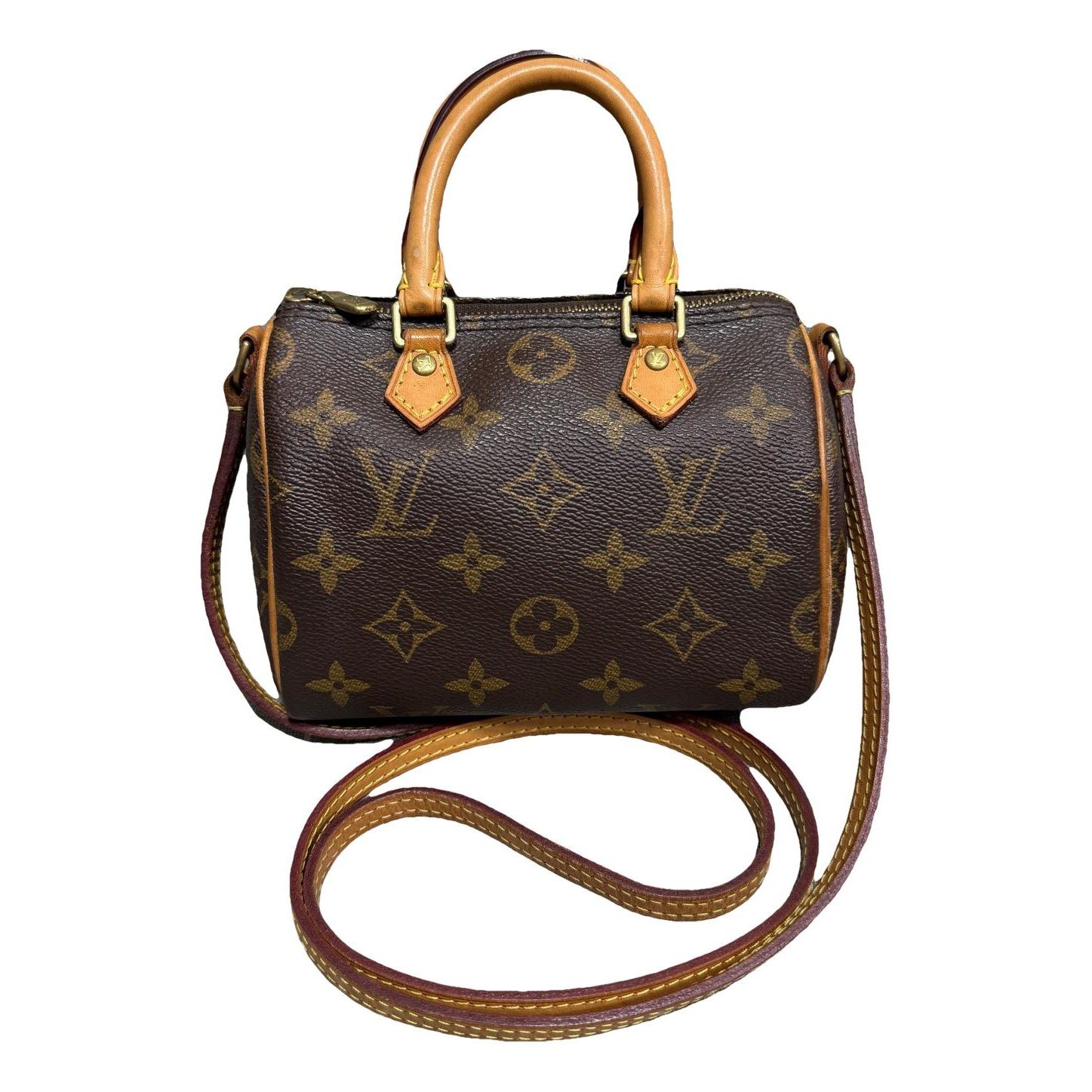 Nano Speedy / Mini HL leather handbag