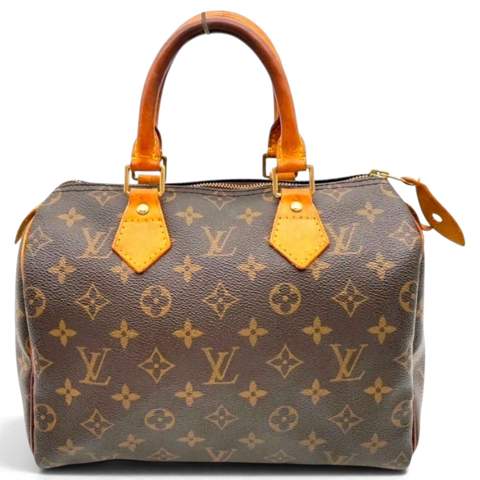 Speedy leather handbag