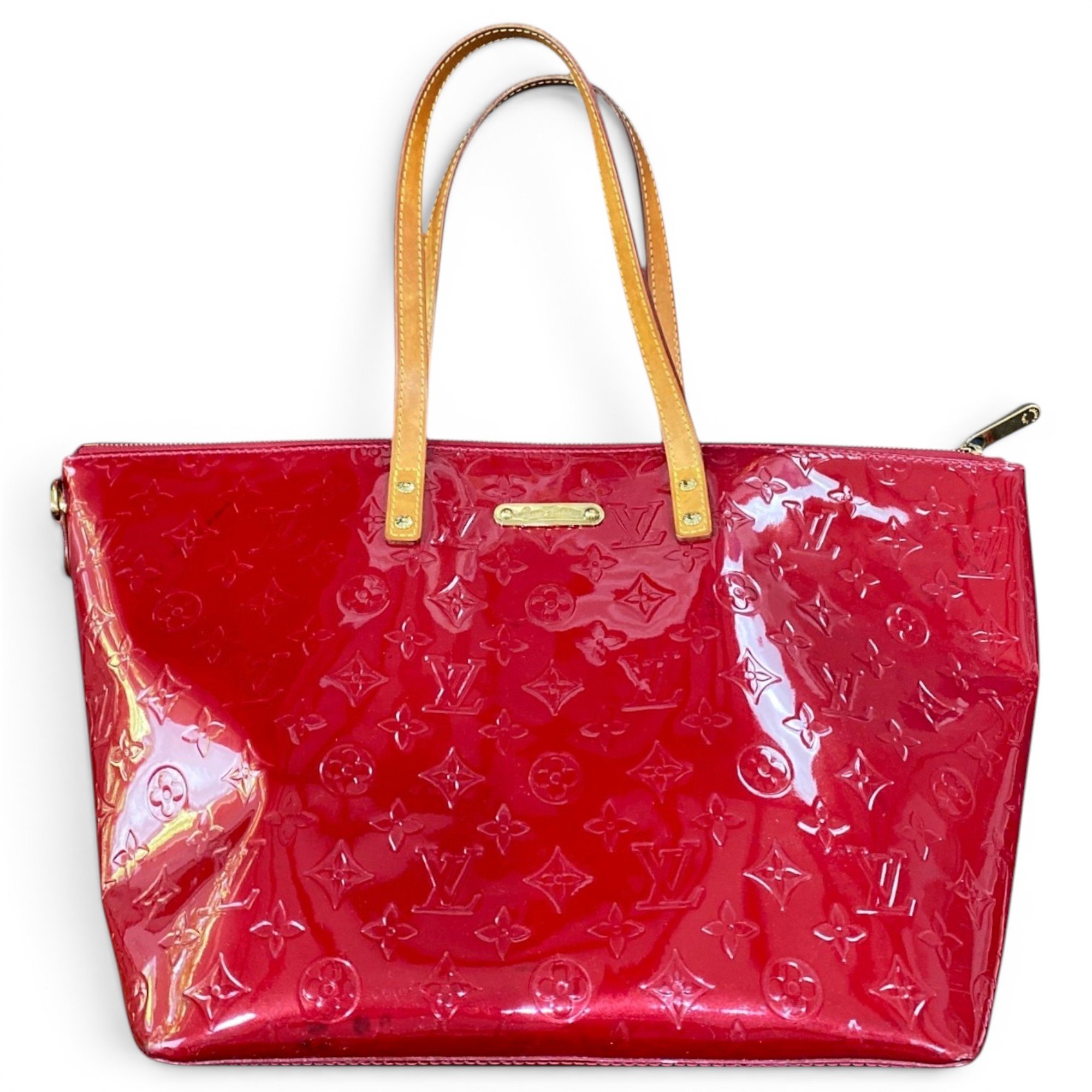 Bellevue patent leather handbag