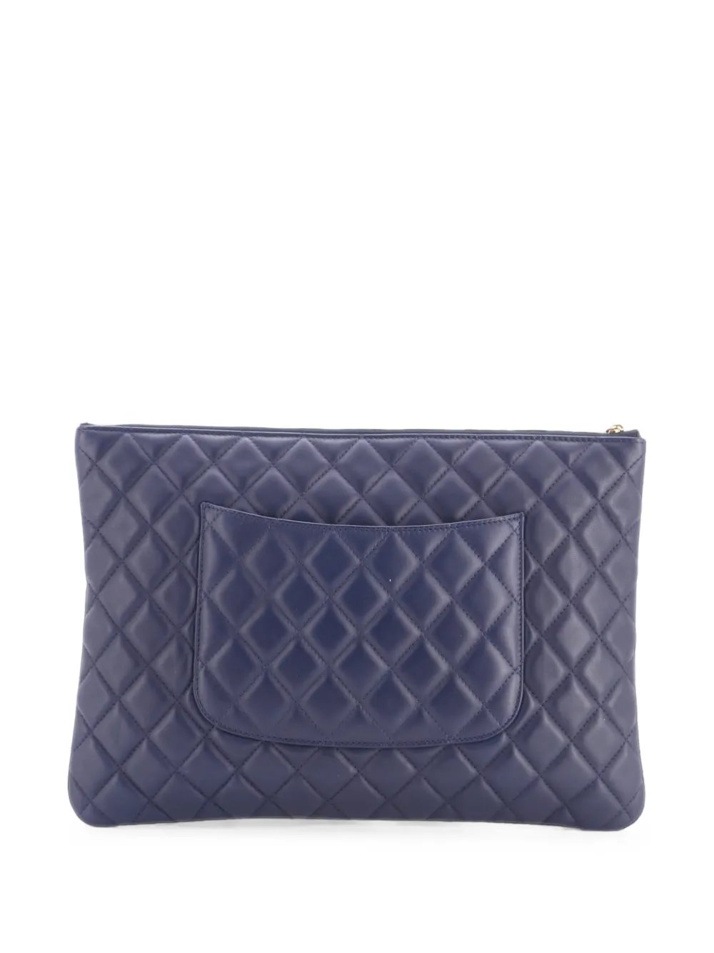 O Case Quilted Lambskin Large clutch bag