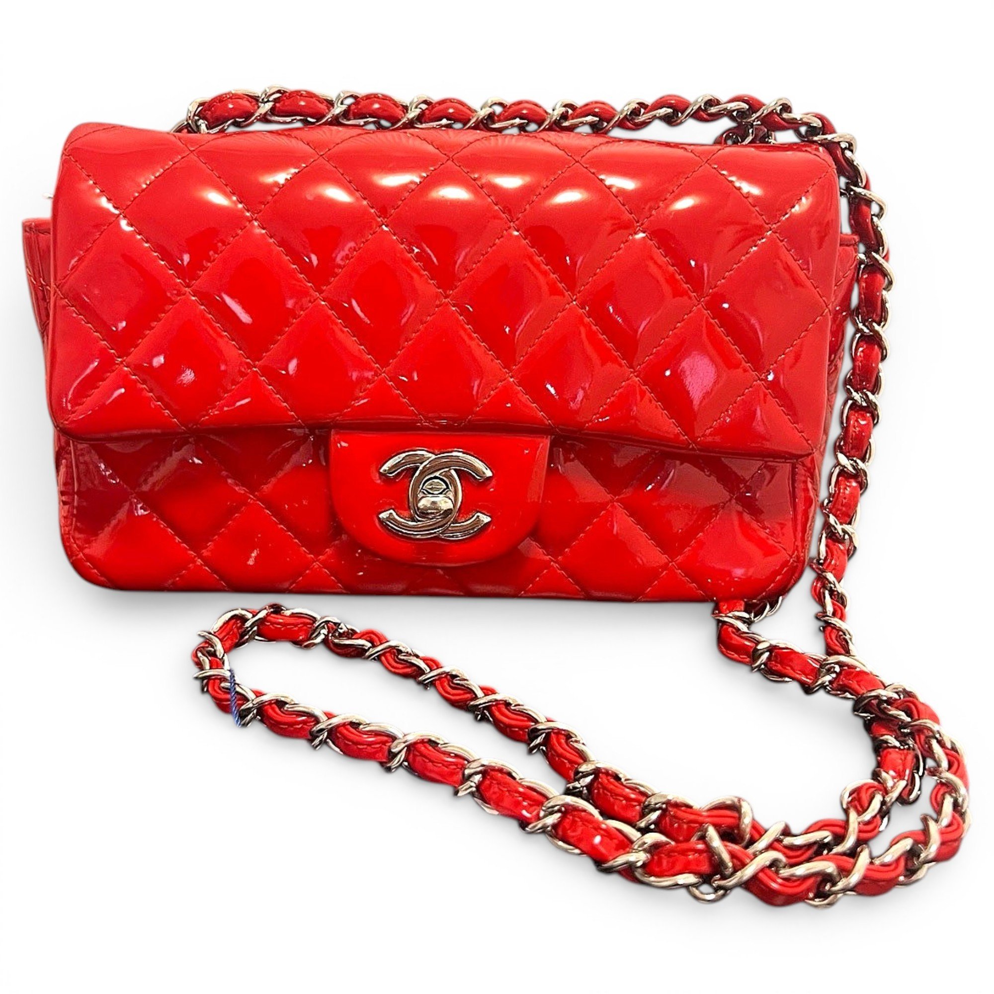 Timeless/Classique patent leather handbag