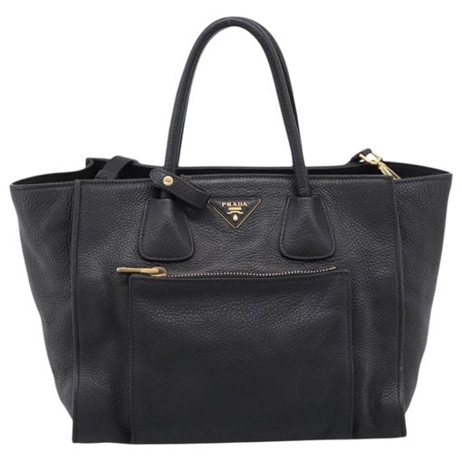Prada Pocket leather tote
