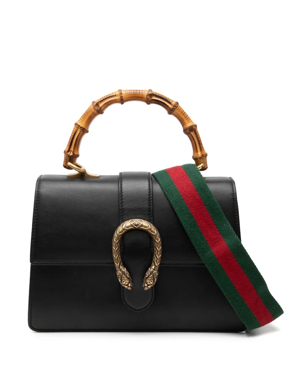 2016-2026 Medium Calfskin Bamboo Dionysus Web satchel