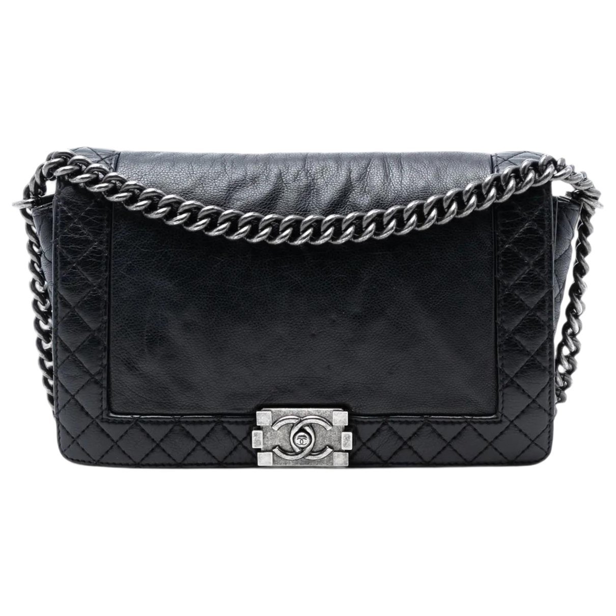 Boy leather crossbody bag