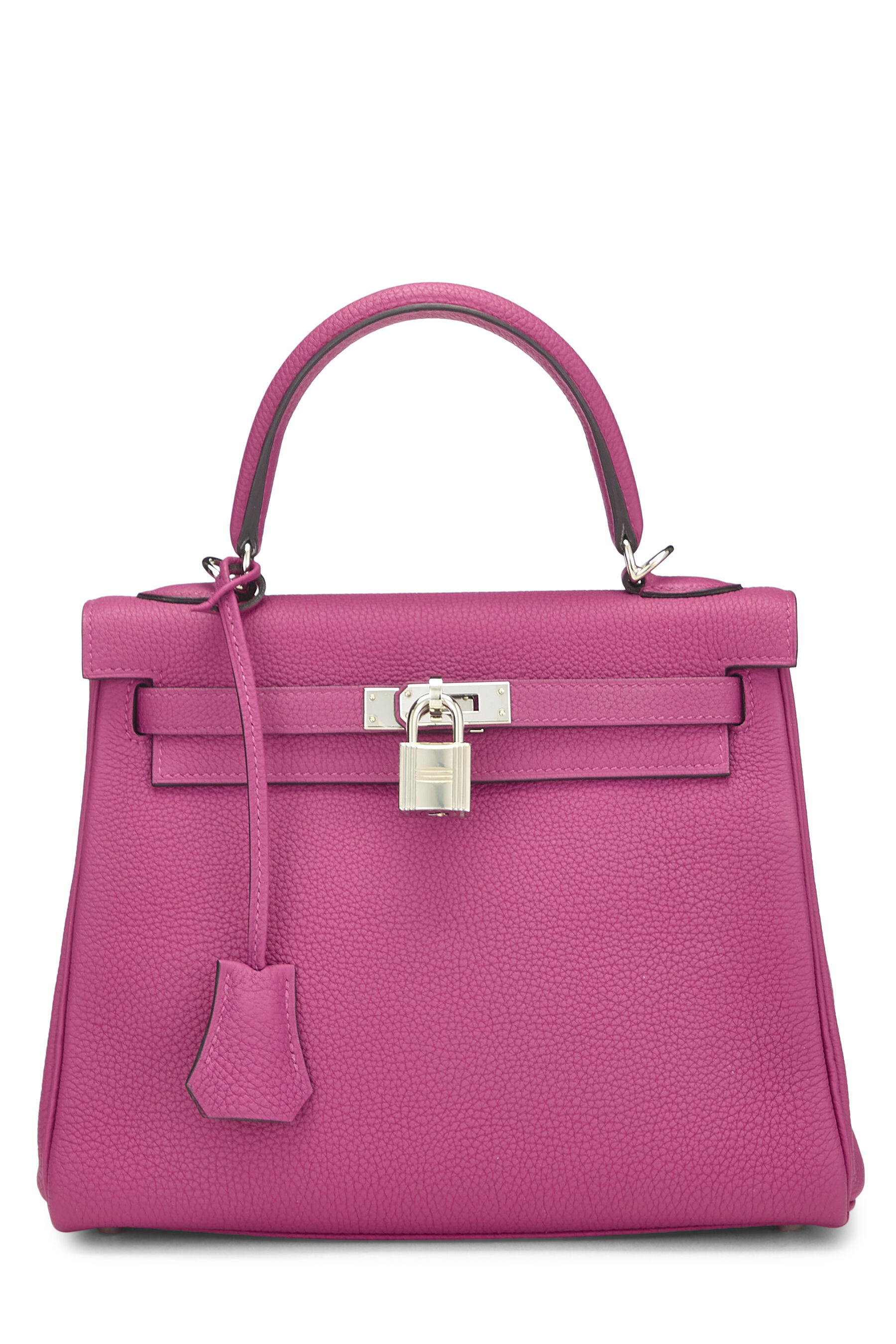 Hermes Rose Pourpre Togo Kelly Retourne 25