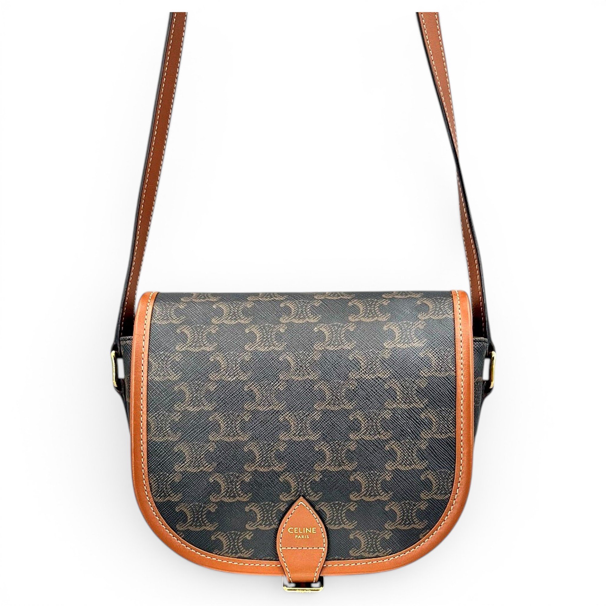 Folco leather crossbody bag