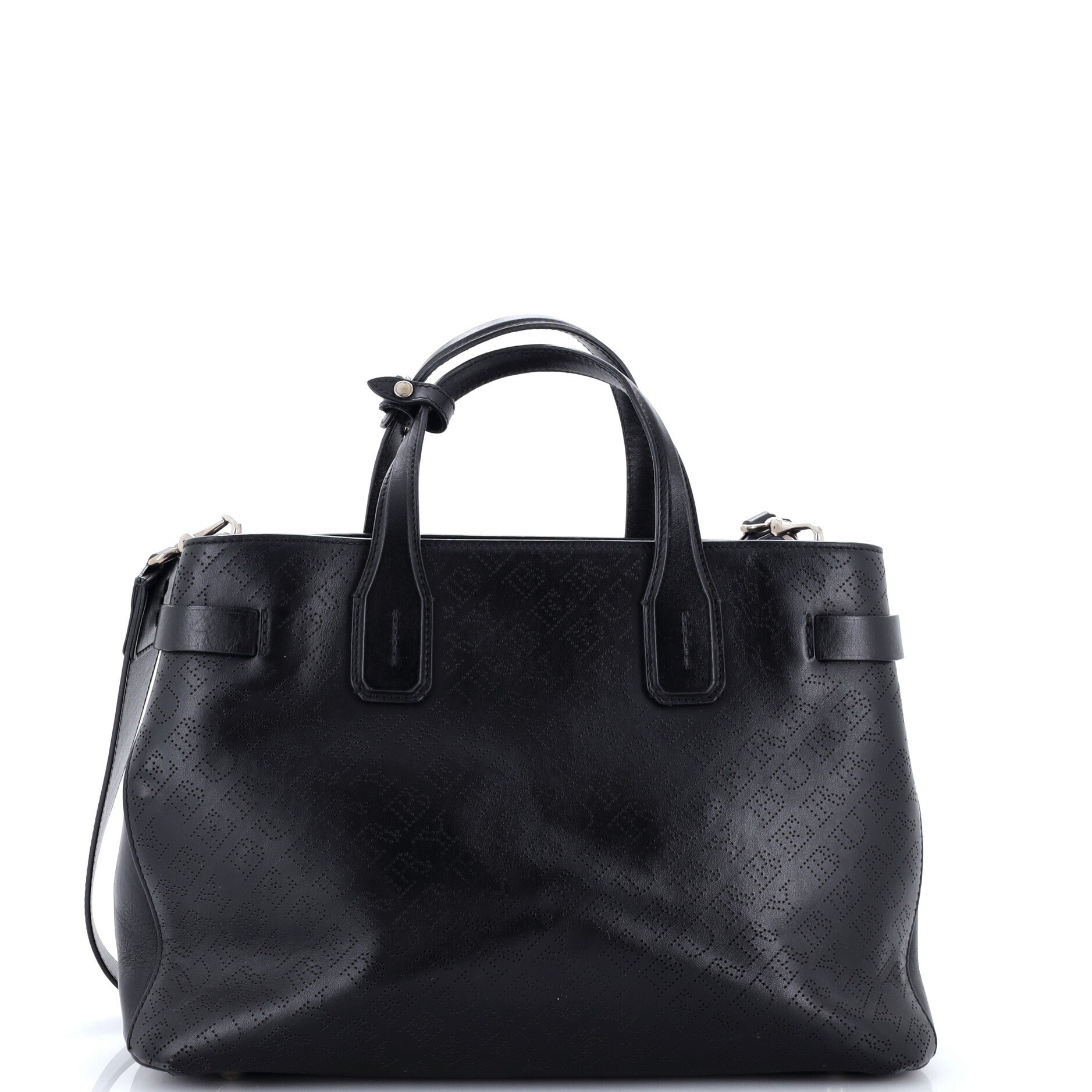 Banner NM Tote Perforated Leather Medium