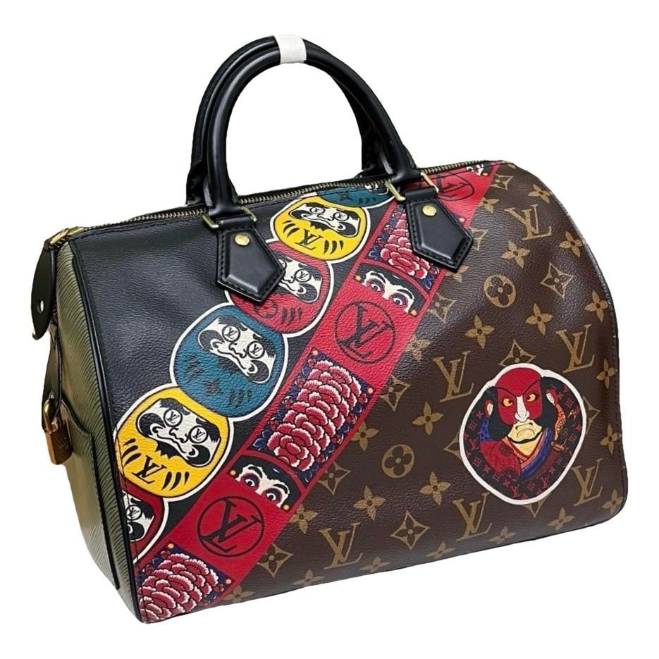 Speedy leather handbag
