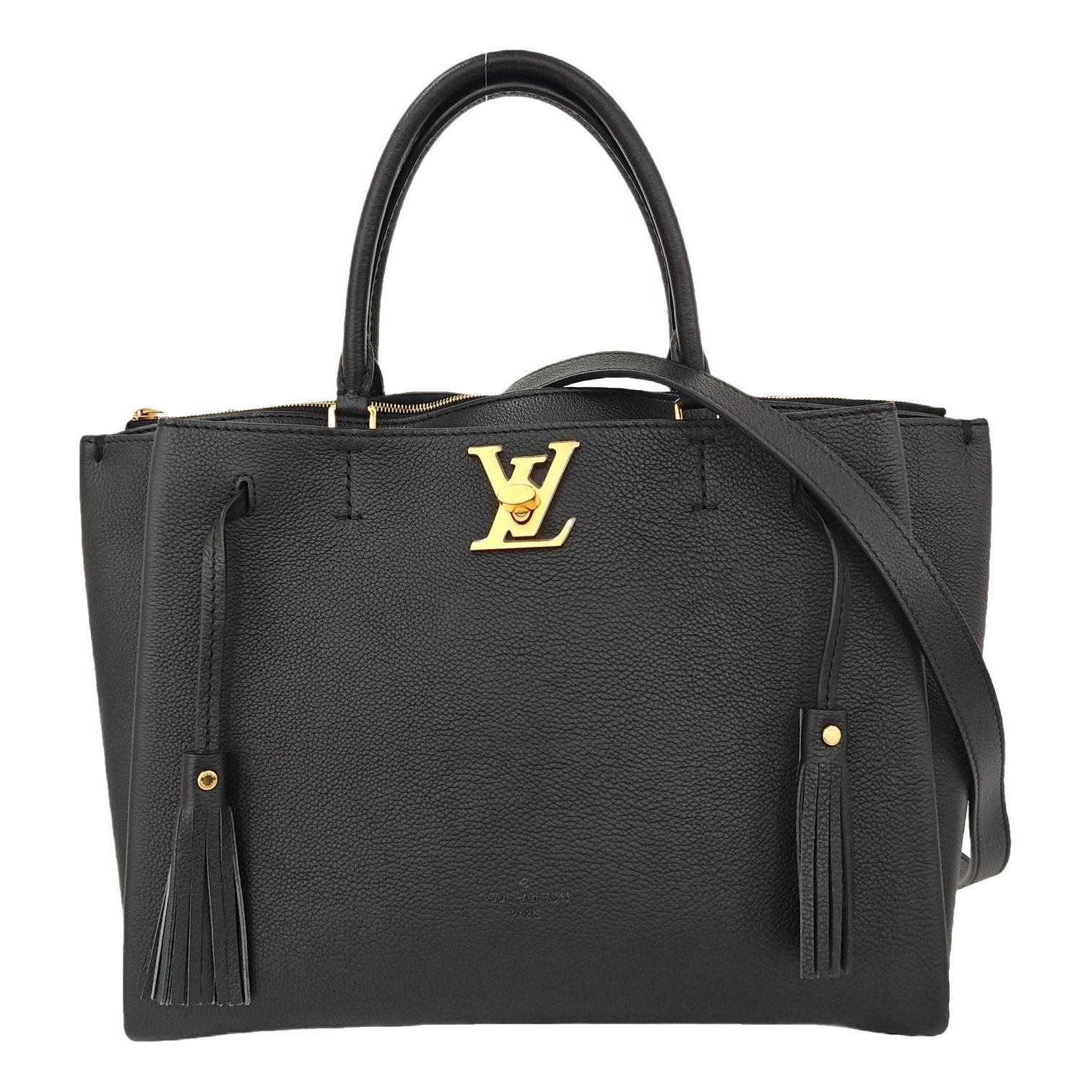 Lockmeto leather crossbody bag