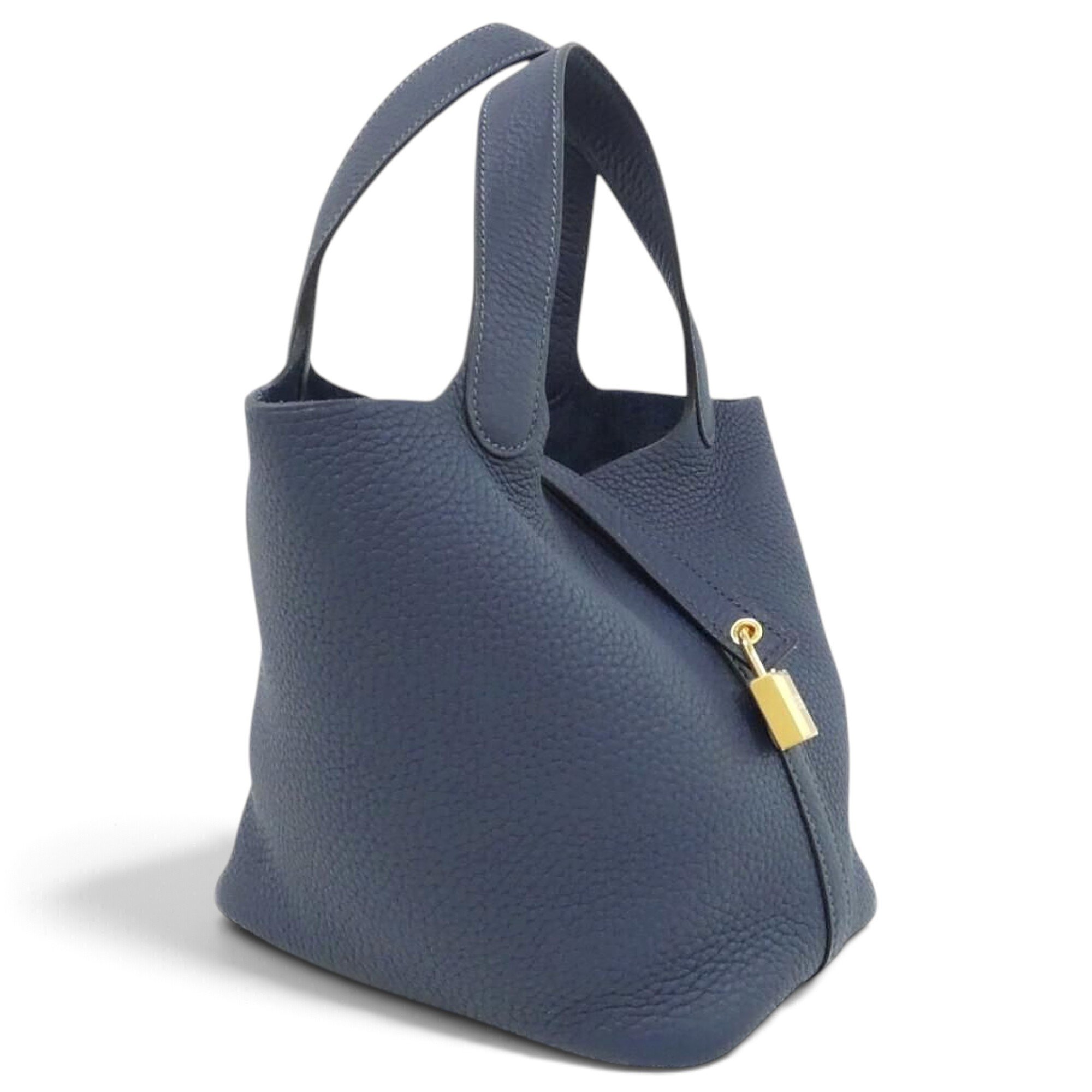 Picotin leather handbag